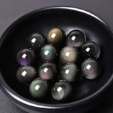 OZ DIY MC6004 Rainbow Obsidian Loose Bead
